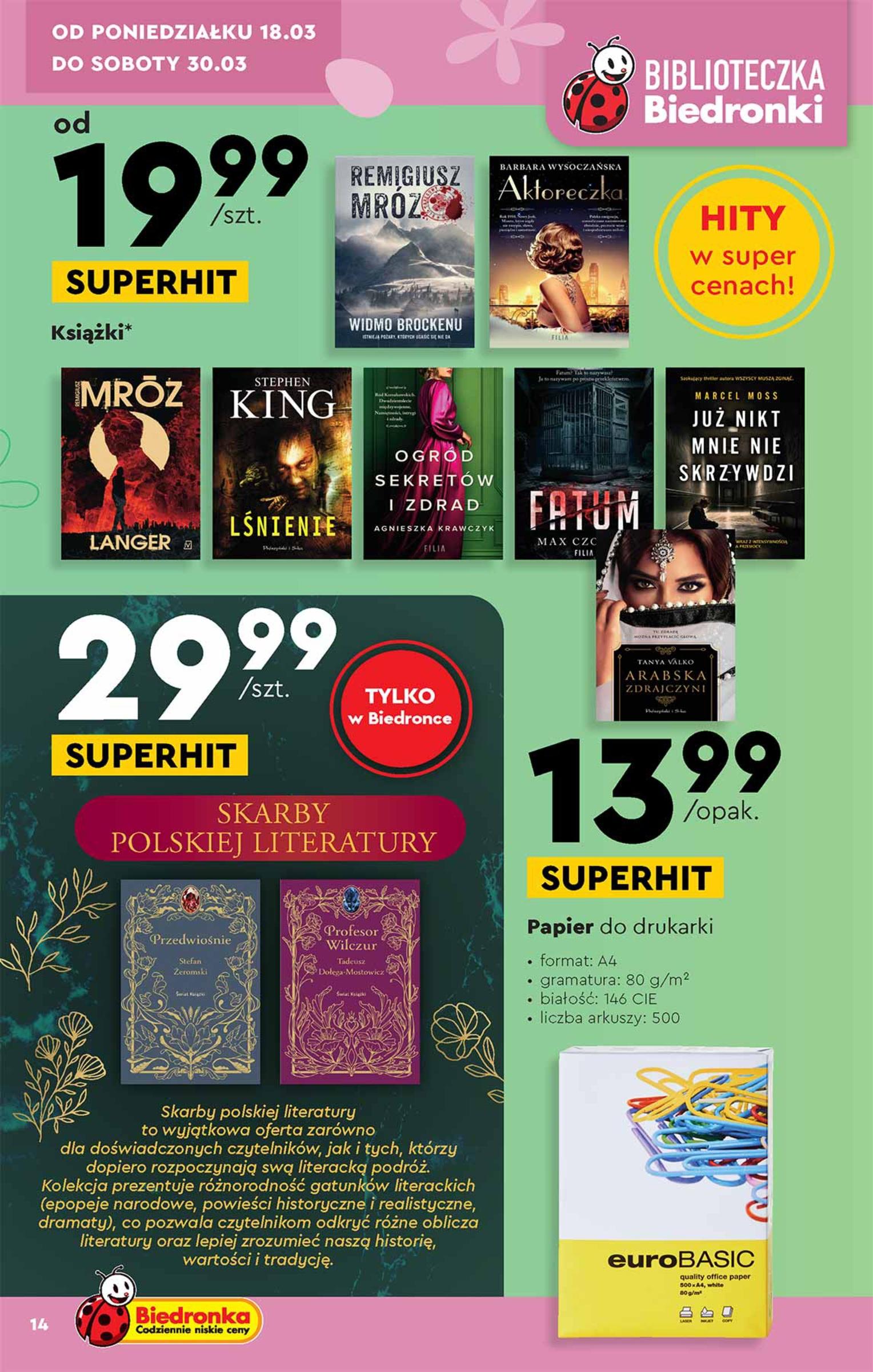 Gazetka promocyjna Biedronka str. 14