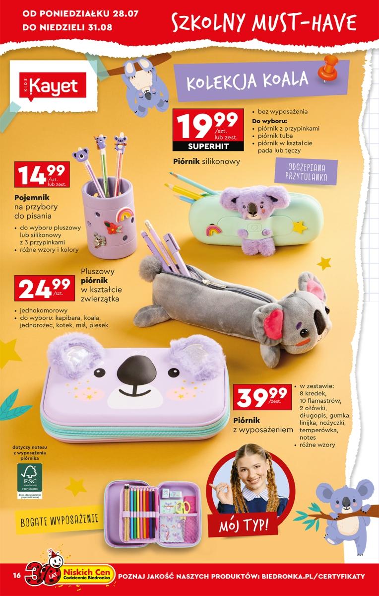 Gazetka promocyjna Biedronka str. 16