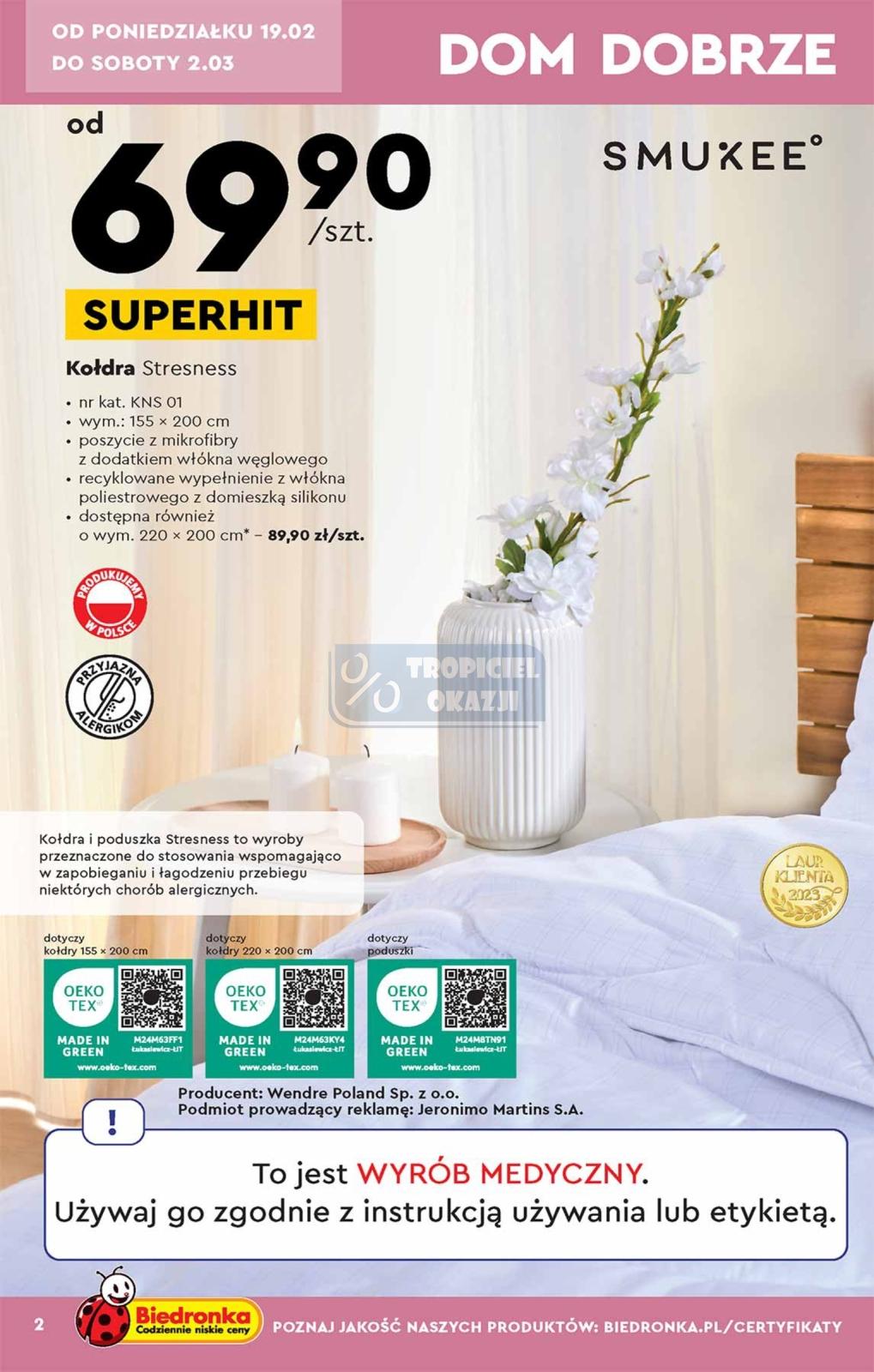 Gazetka promocyjna Biedronka str. 2