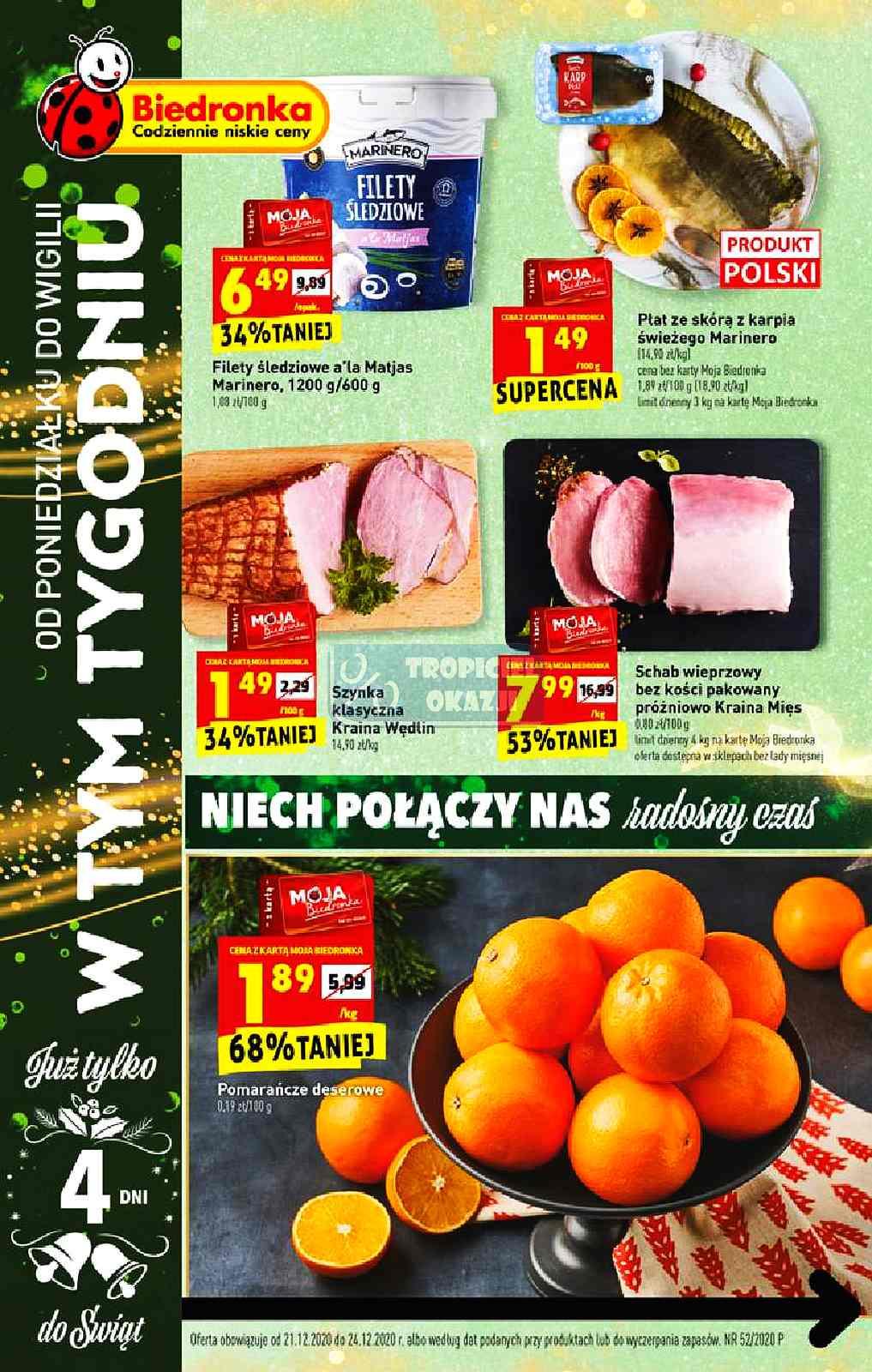 Gazetka promocyjna Biedronka str. 1