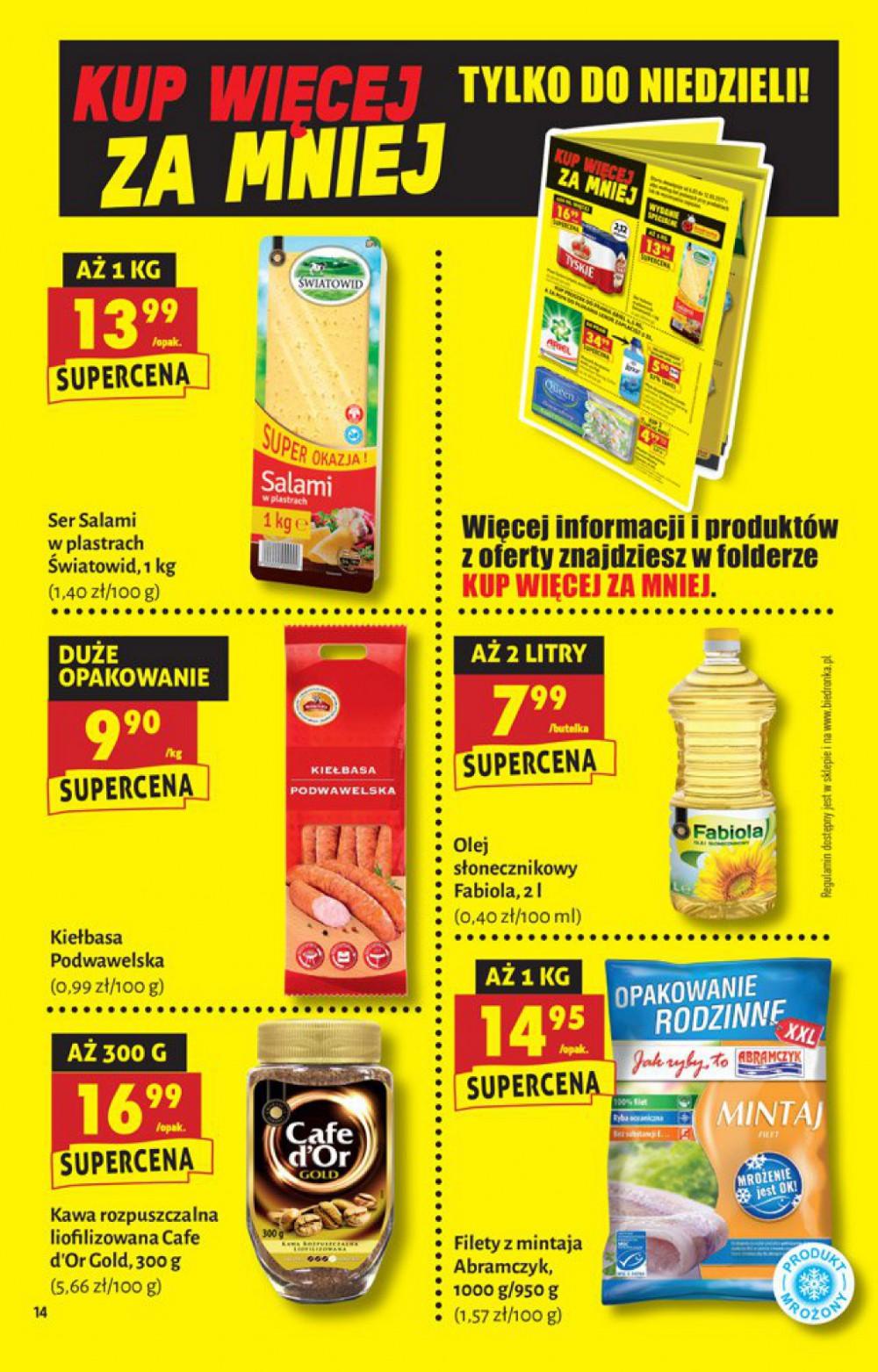 Gazetka promocyjna Biedronka str. 14