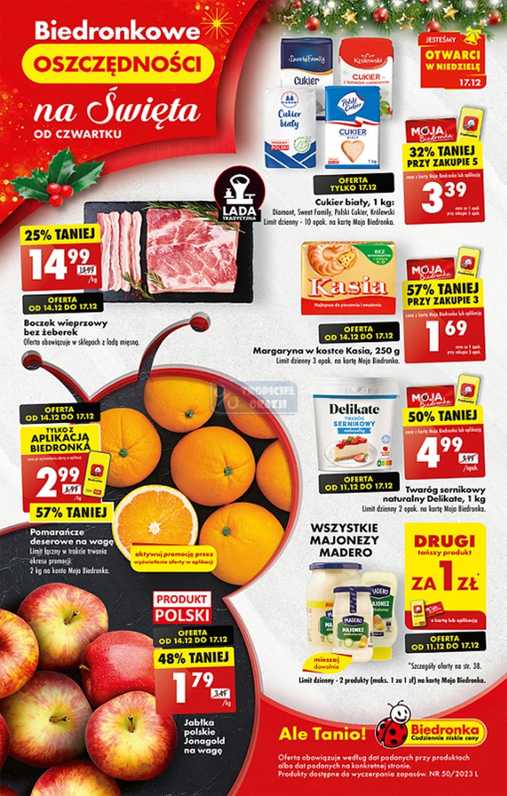 Gazetka promocyjna Biedronka str. 1