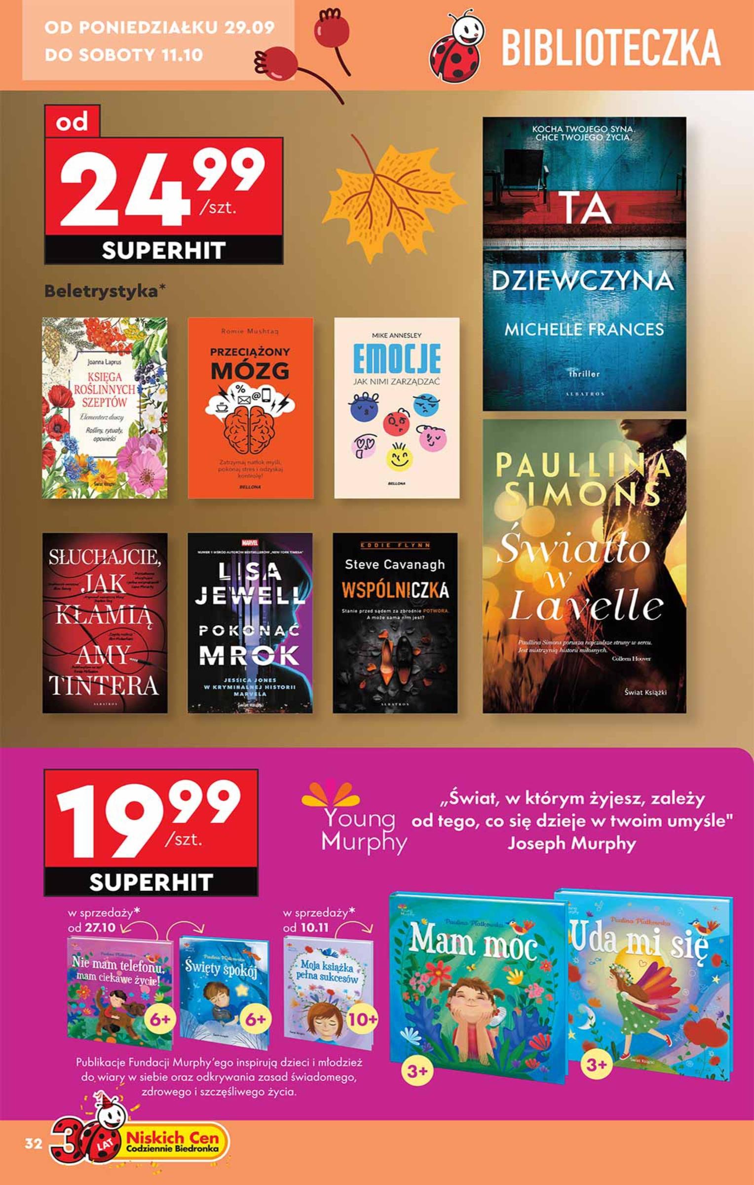 Gazetka promocyjna Biedronka str. 32