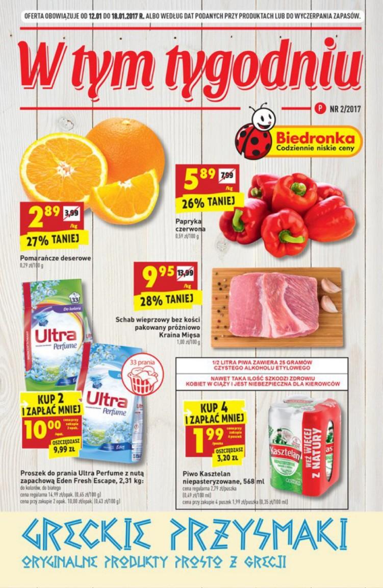 Gazetka promocyjna Biedronka str. 1