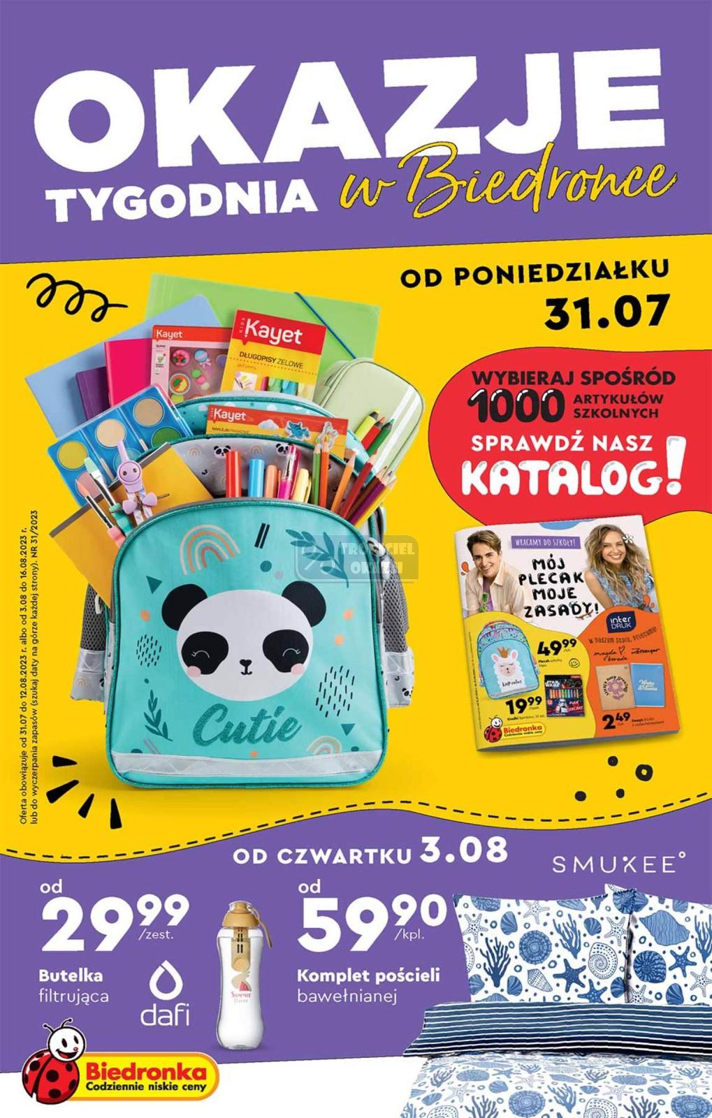 Gazetka promocyjna Biedronka str. 1