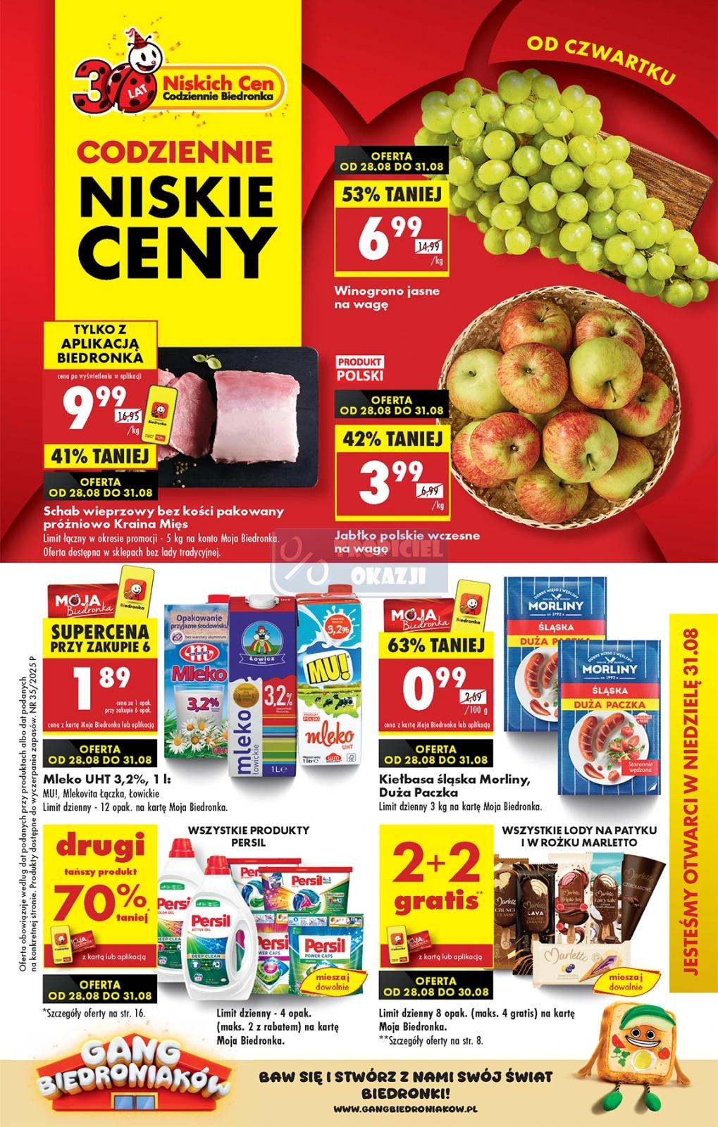 Gazetka promocyjna Biedronka str. 1