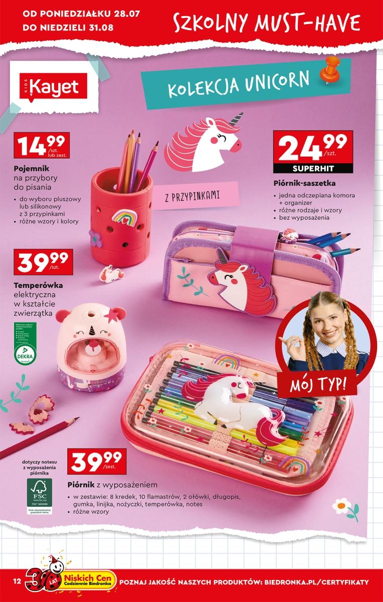 Gazetka promocyjna Biedronka str. 12