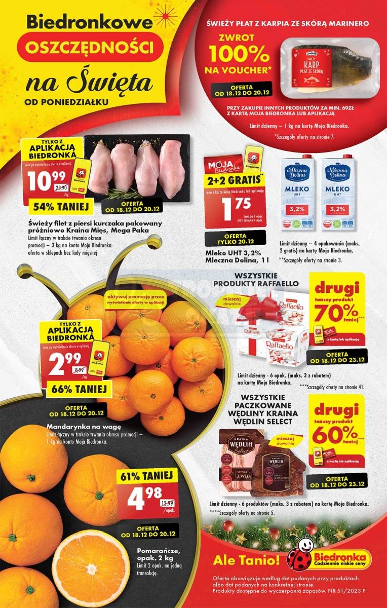 Gazetka promocyjna Biedronka str. 1