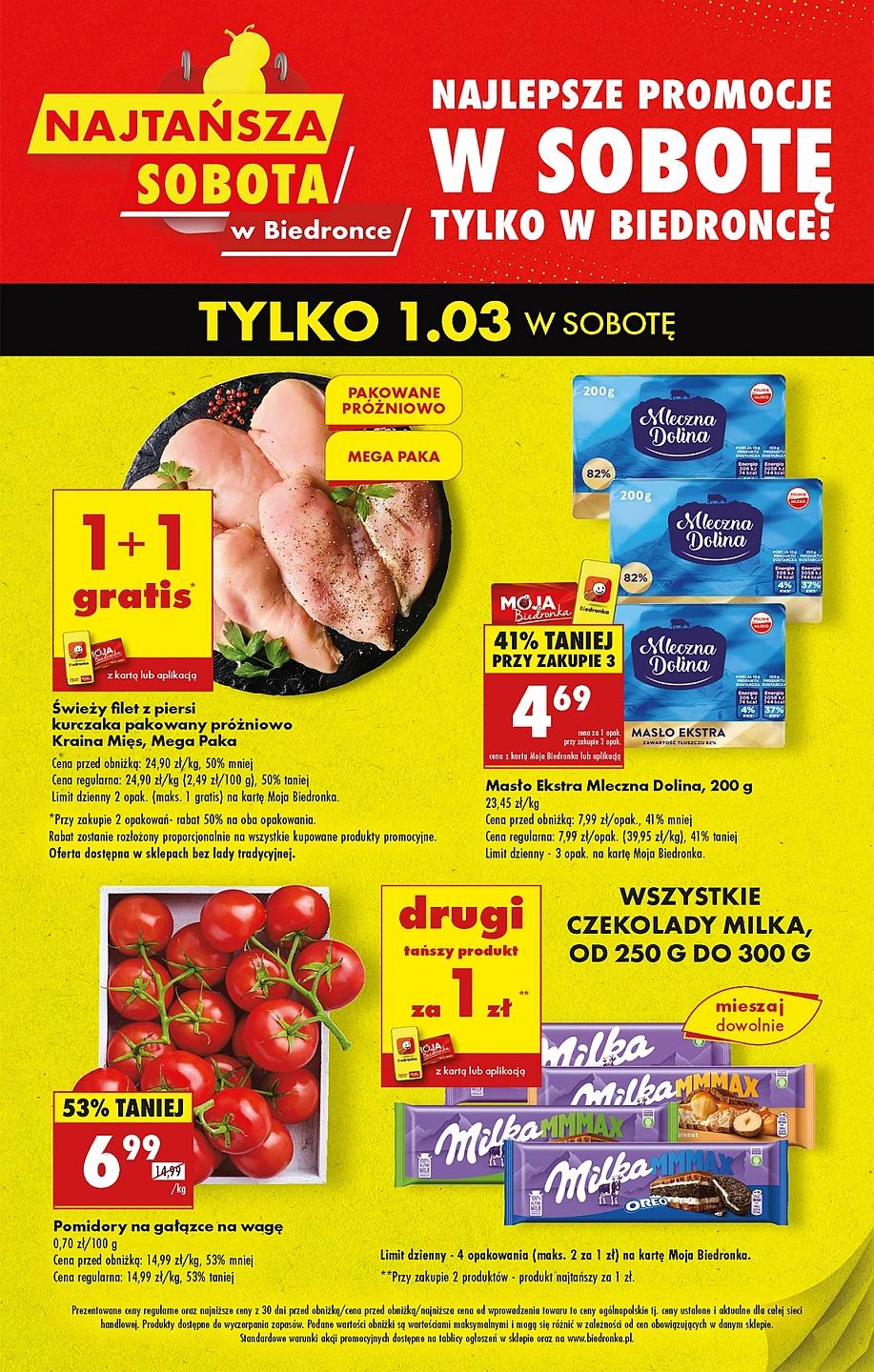 Gazetka promocyjna Biedronka str. 1