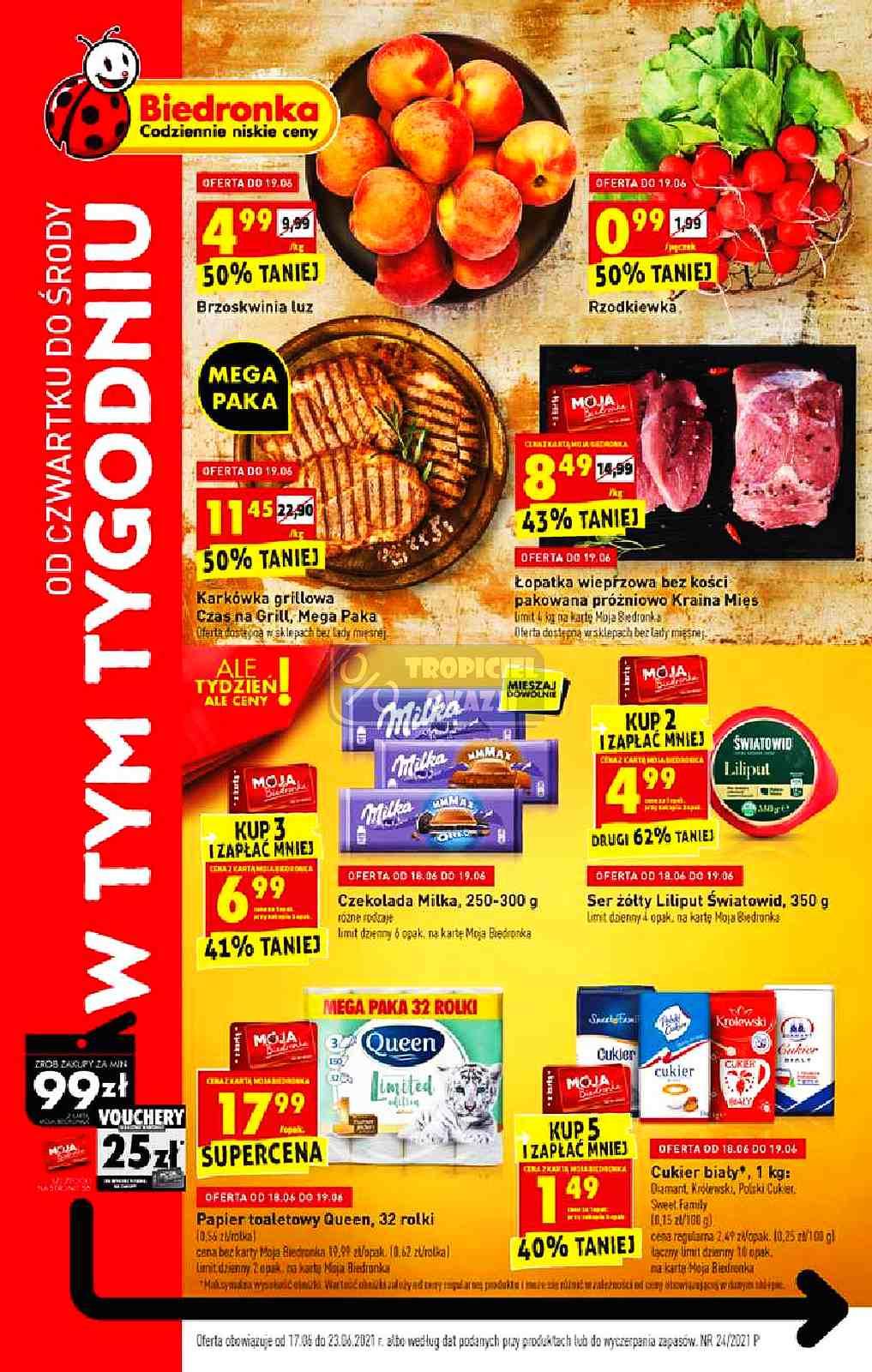 Gazetka promocyjna Biedronka str. 1