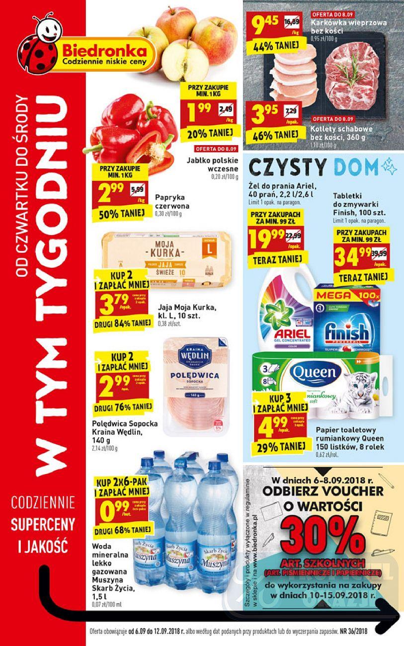 Gazetka promocyjna Biedronka str. 1