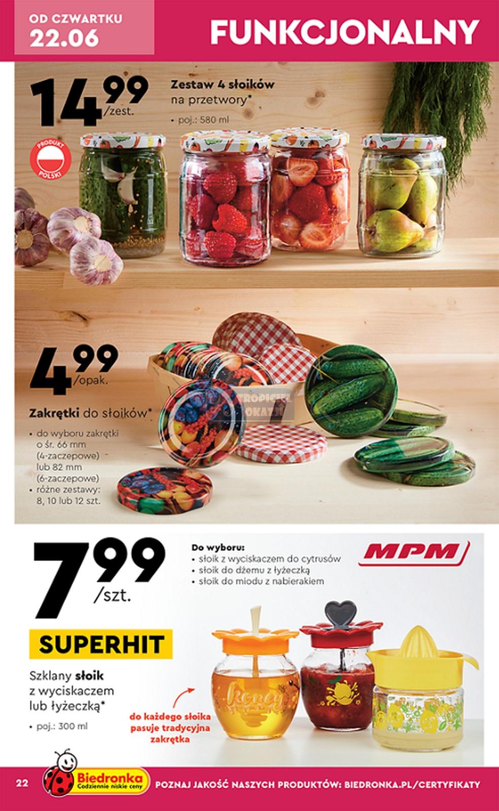 Gazetka promocyjna Biedronka str. 22