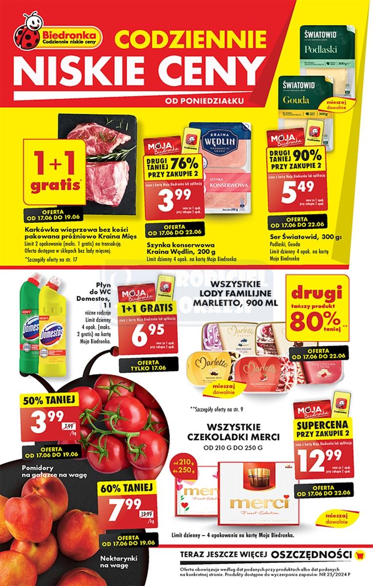 Gazetka promocyjna Biedronka str. 1