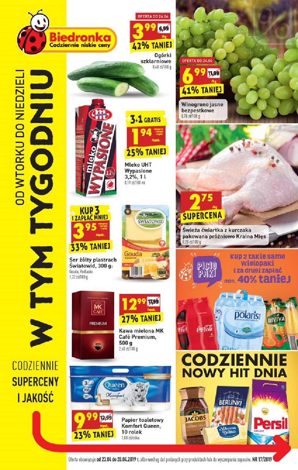 Gazetka promocyjna Biedronka str. 1