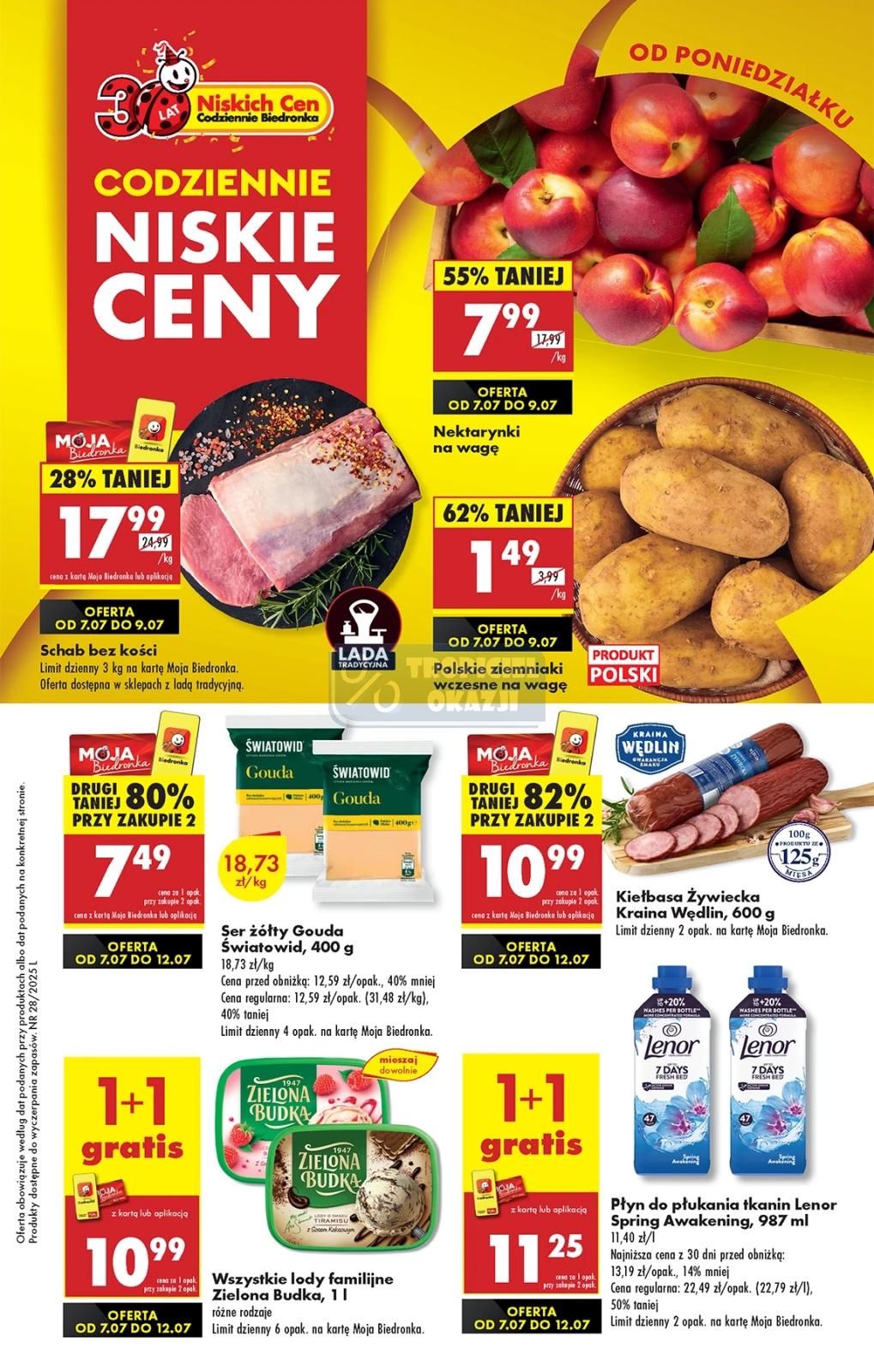 Gazetka promocyjna Biedronka str. 1