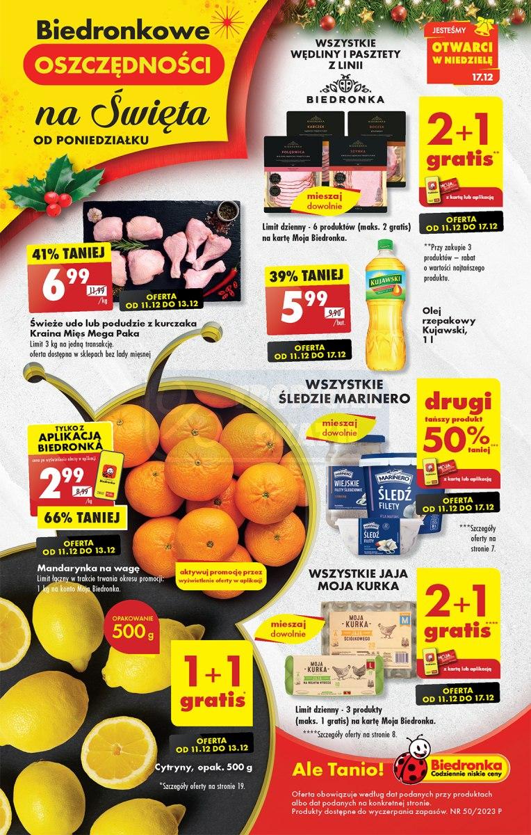 Gazetka promocyjna Biedronka str. 1