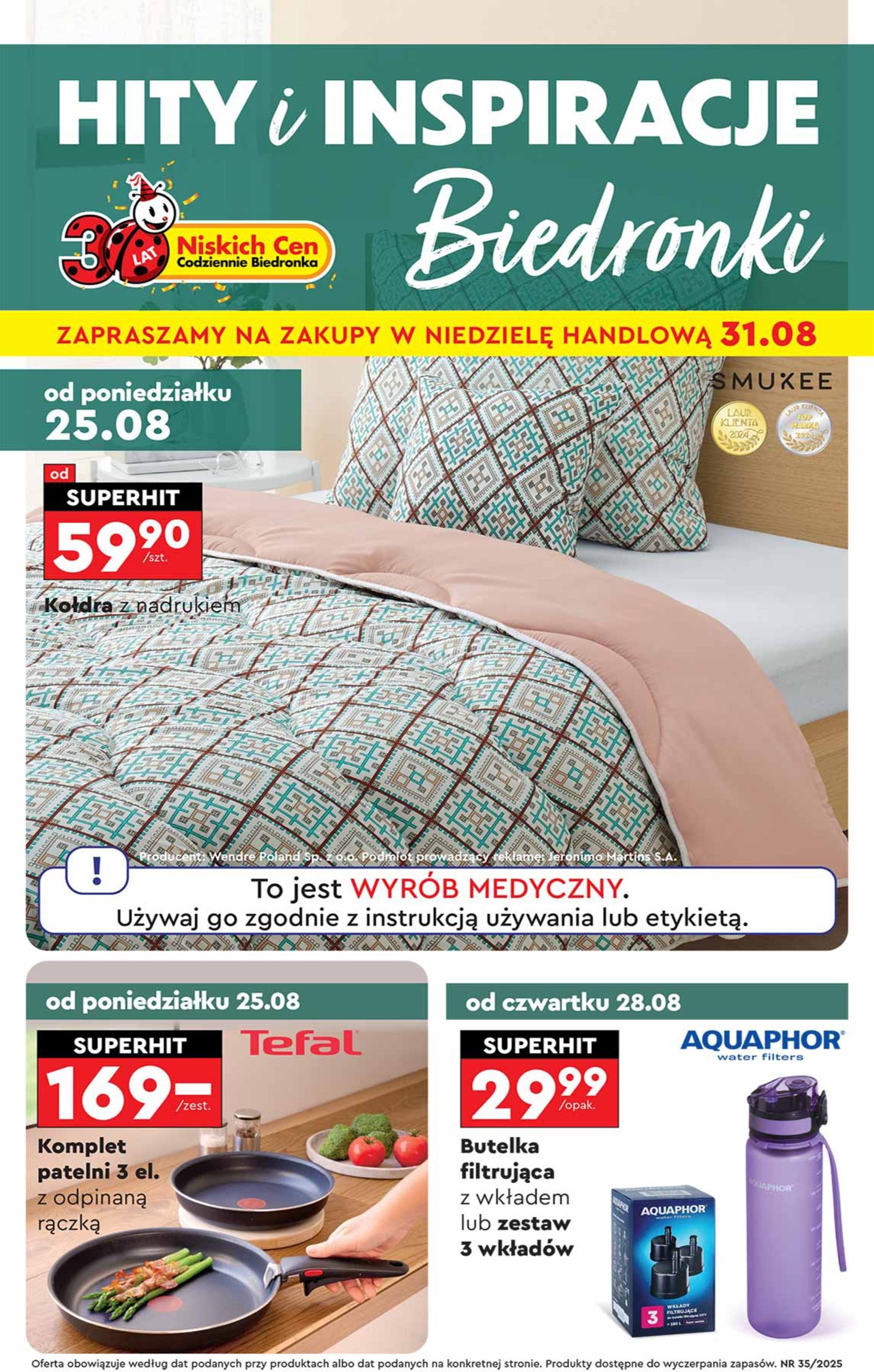 Gazetka promocyjna Biedronka str. 1