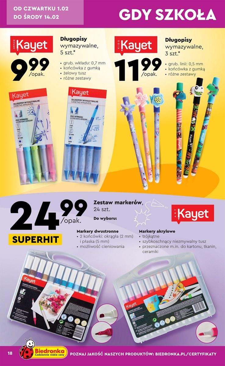 Gazetka promocyjna Biedronka str. 18