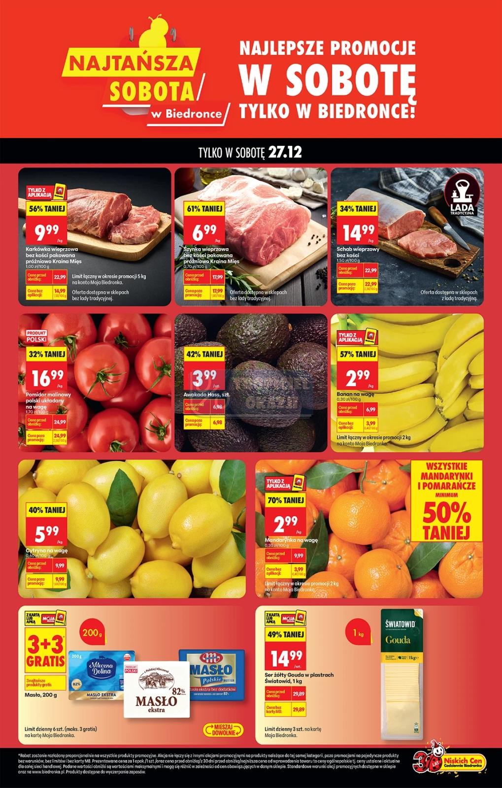 Gazetka promocyjna Biedronka str. 1