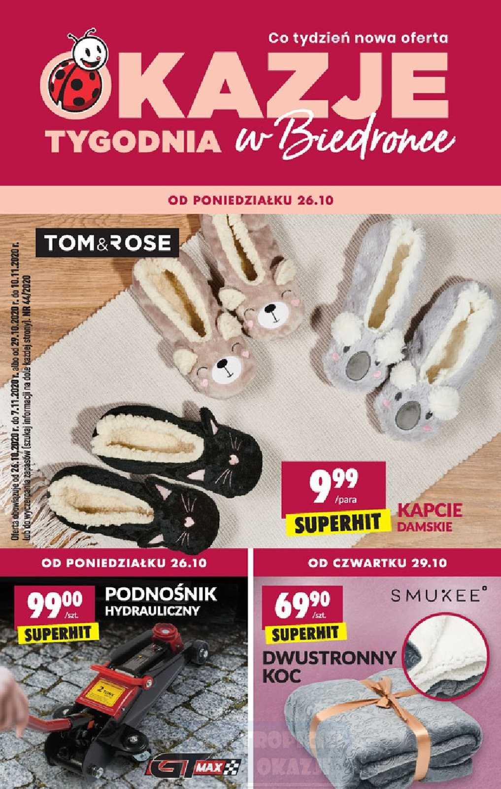 Gazetka promocyjna Biedronka str. 1