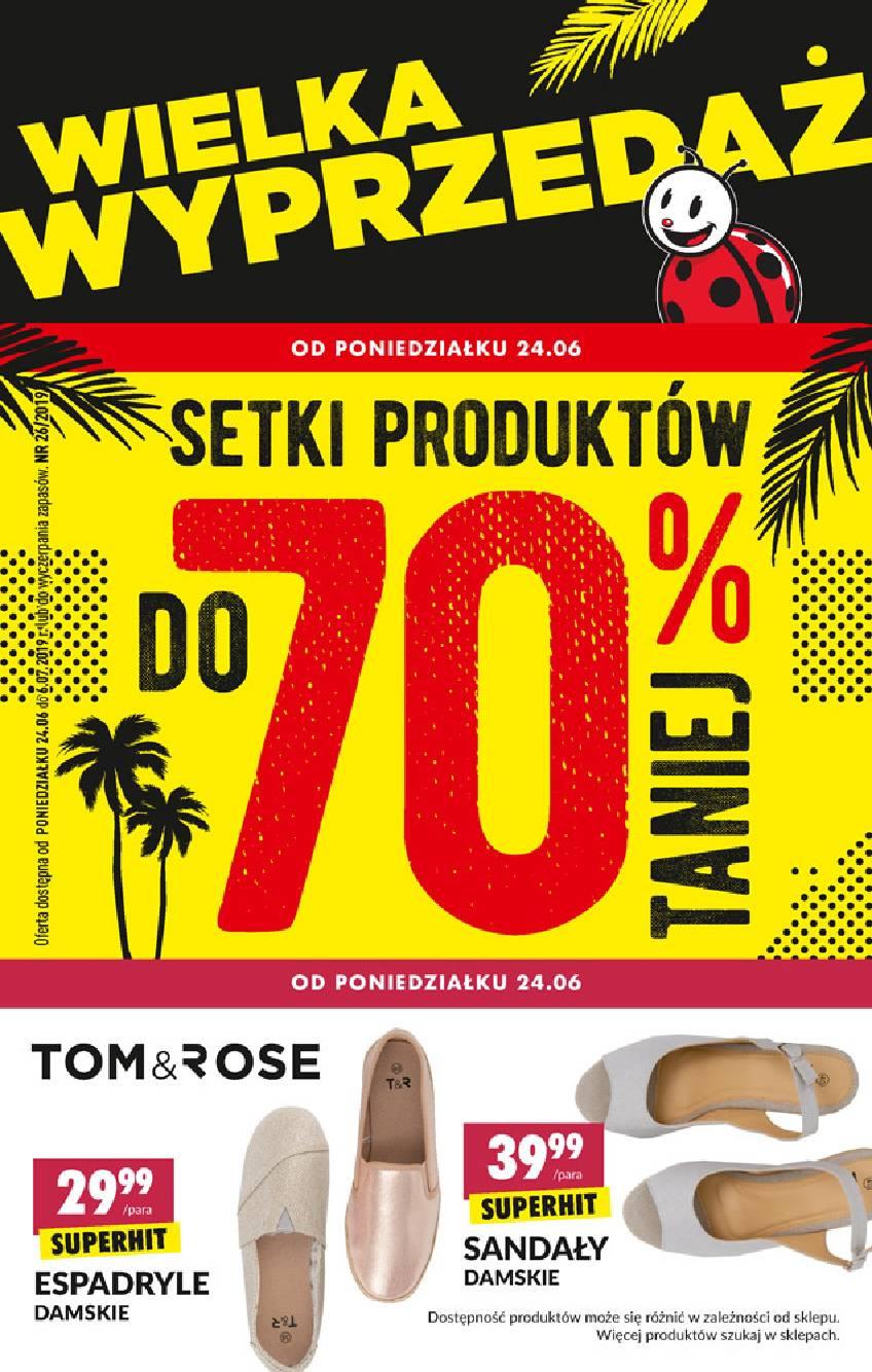 Gazetka promocyjna Biedronka str. 1