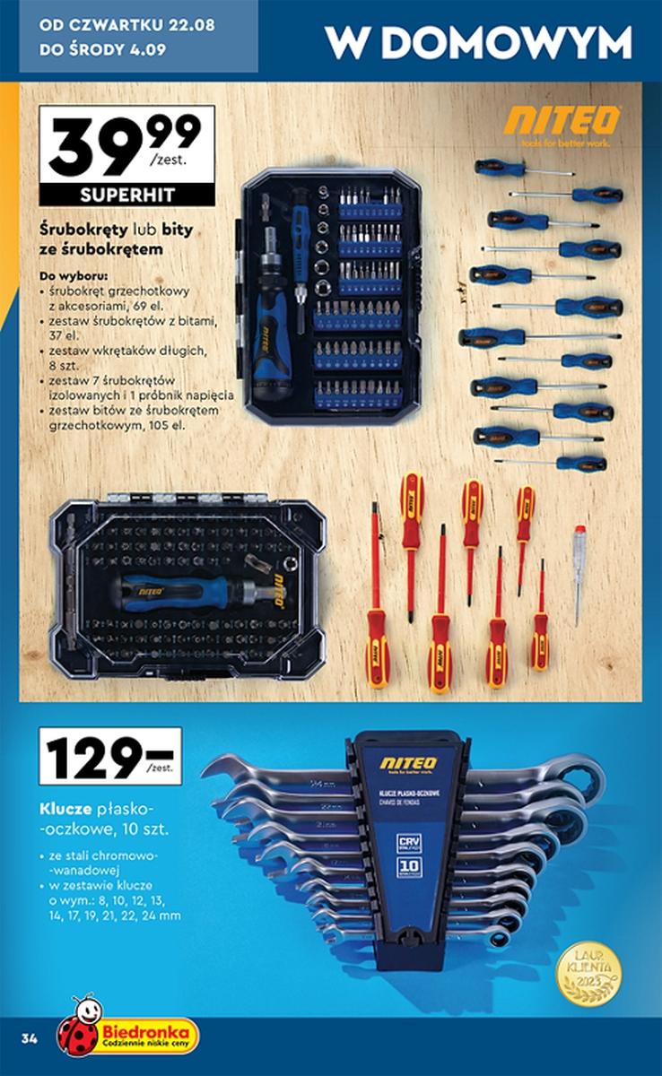 Gazetka promocyjna Biedronka str. 34