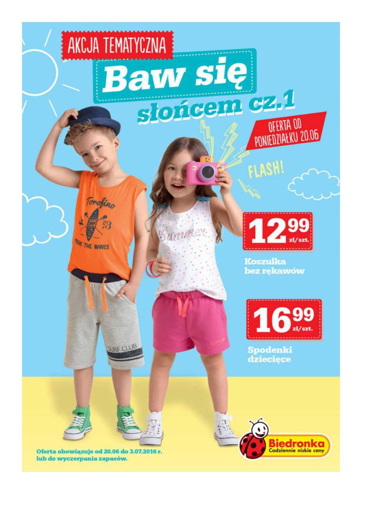 Gazetka promocyjna Biedronka str. 1