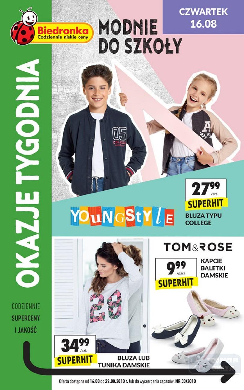 Gazetka promocyjna Biedronka str. 1