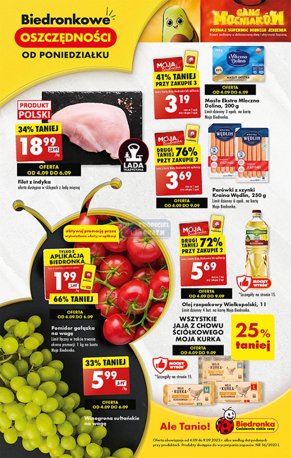 Gazetka promocyjna Biedronka str. 1