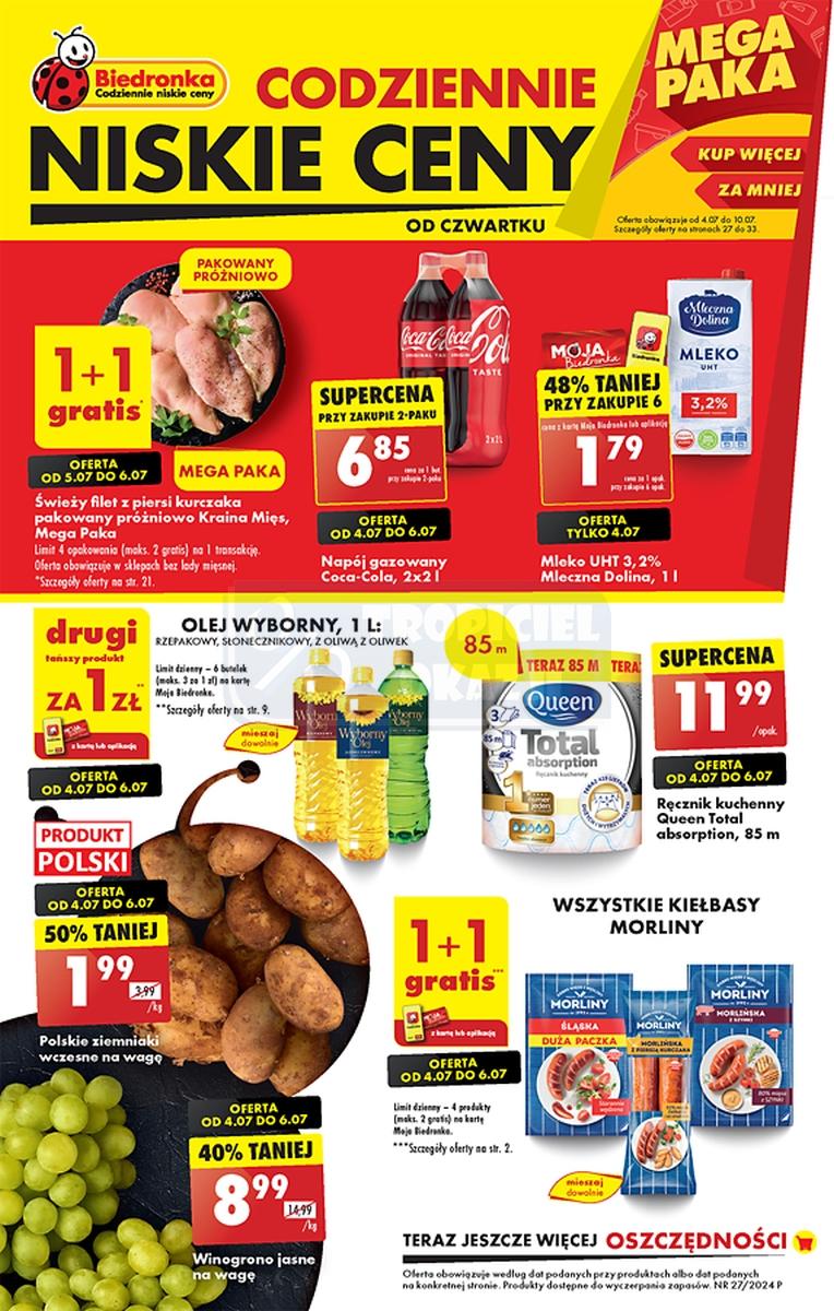 Gazetka promocyjna Biedronka str. 1