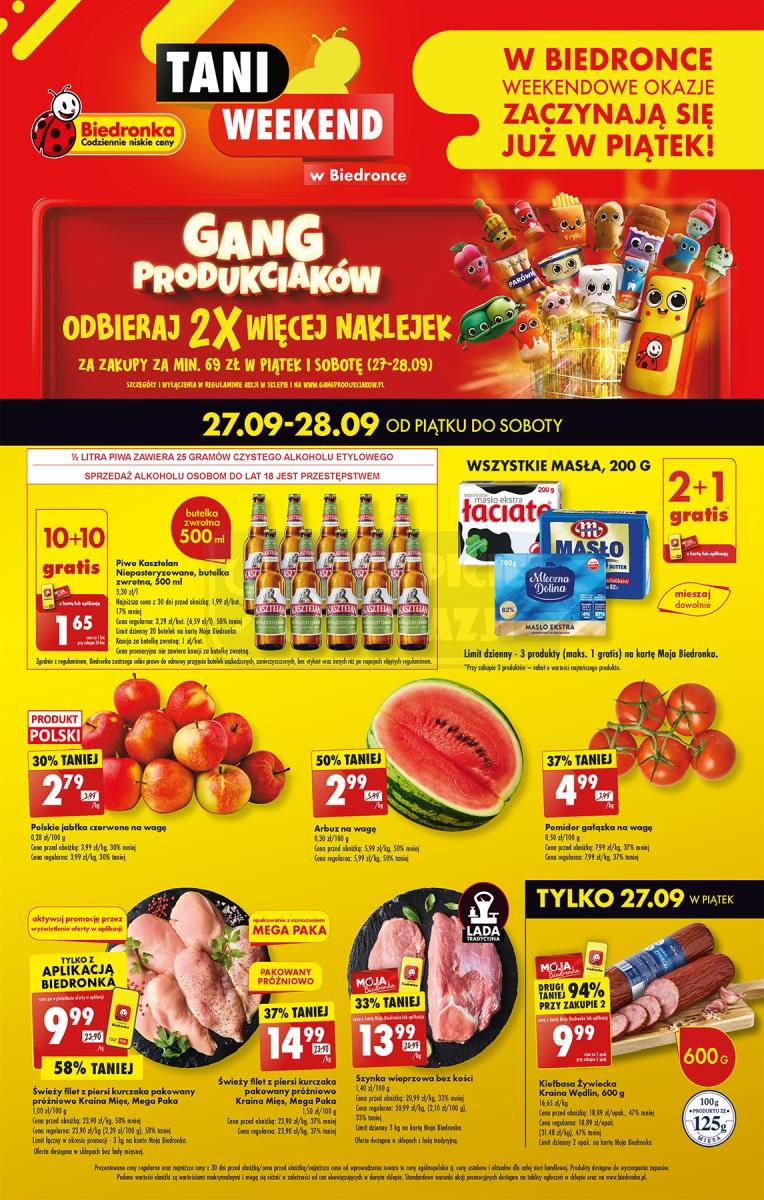 Gazetka promocyjna Biedronka str. 1