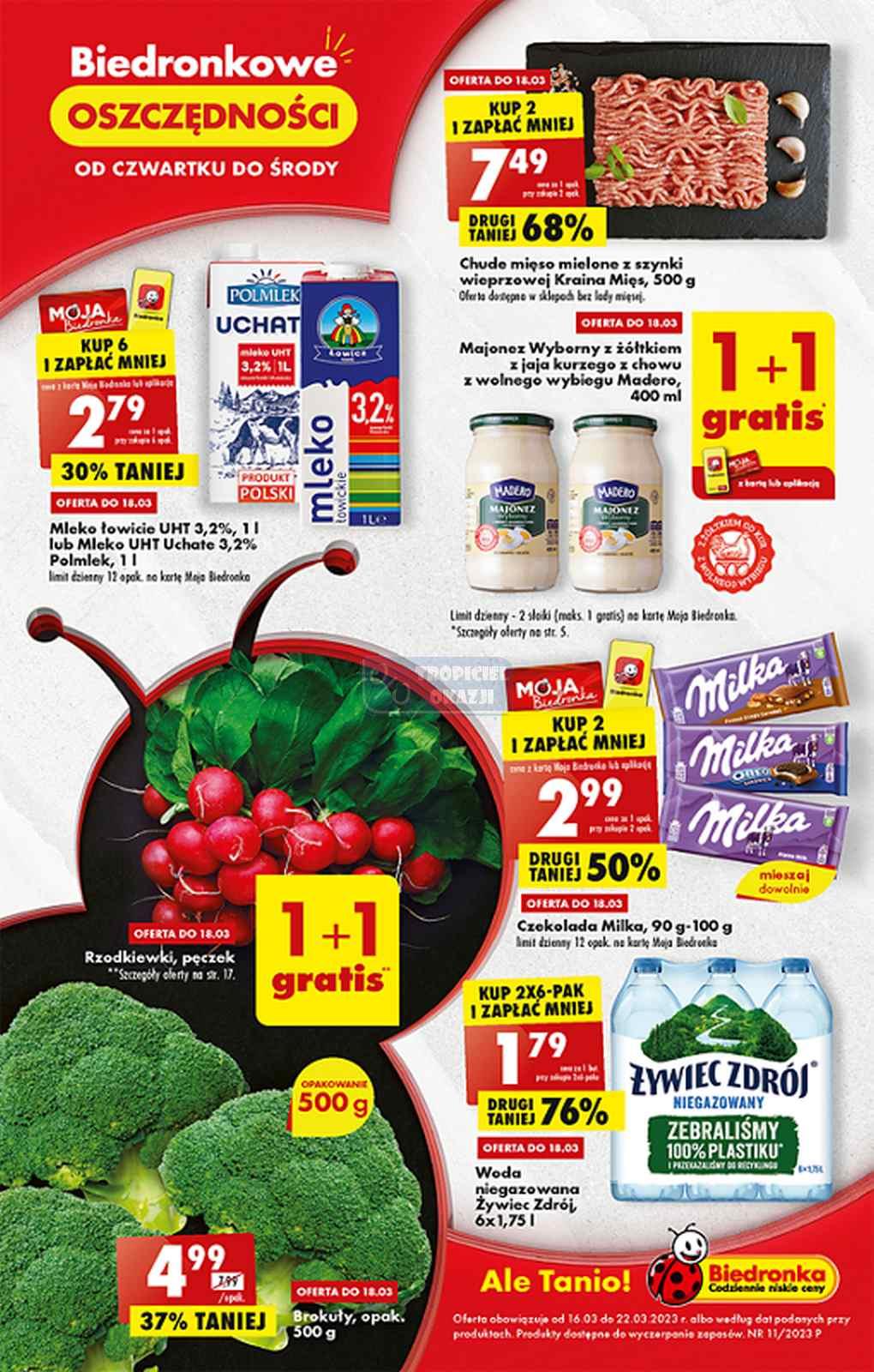 Gazetka promocyjna Biedronka str. 1