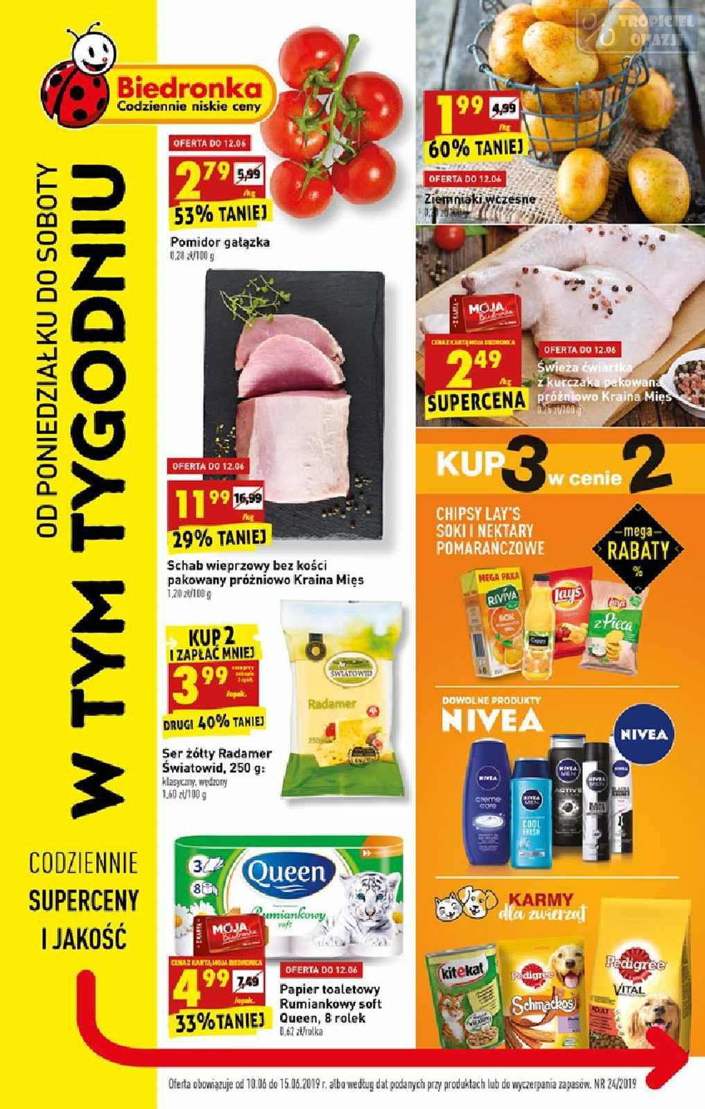 Gazetka promocyjna Biedronka str. 1