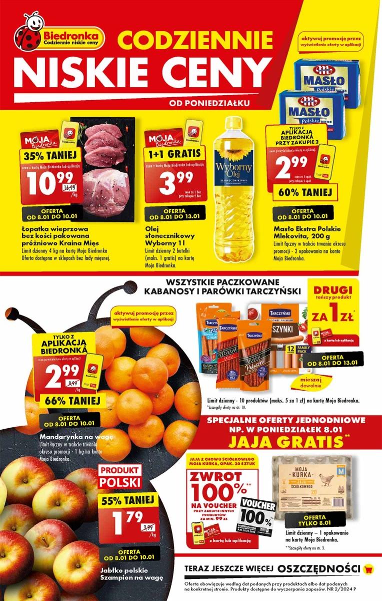 Gazetka promocyjna Biedronka str. 1