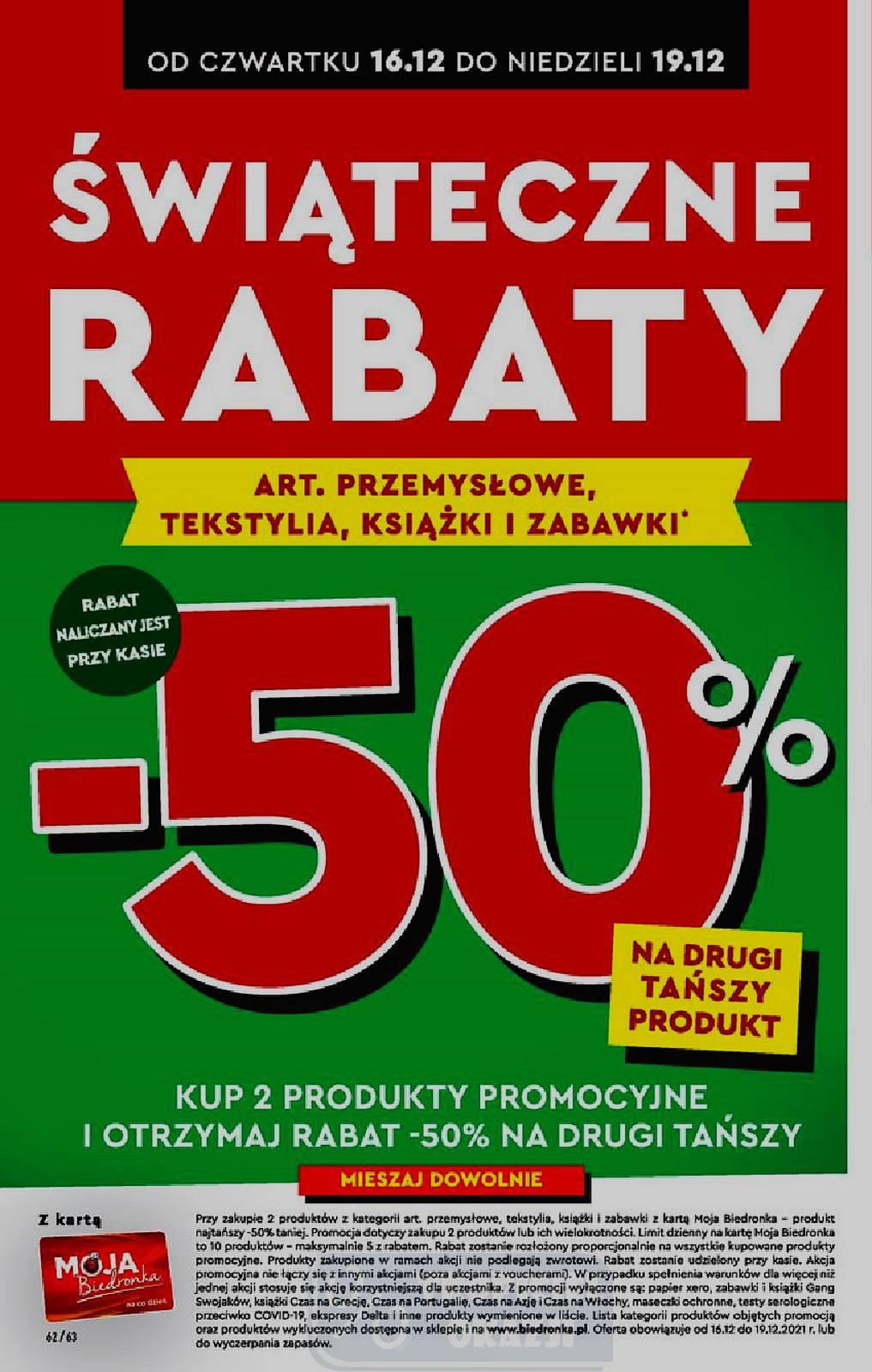 Gazetka promocyjna Biedronka str. 62
