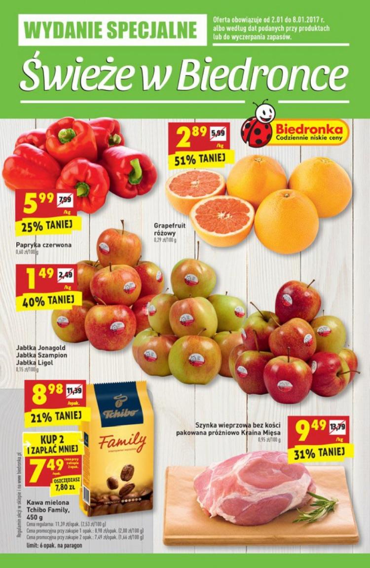 Gazetka promocyjna Biedronka str. 1
