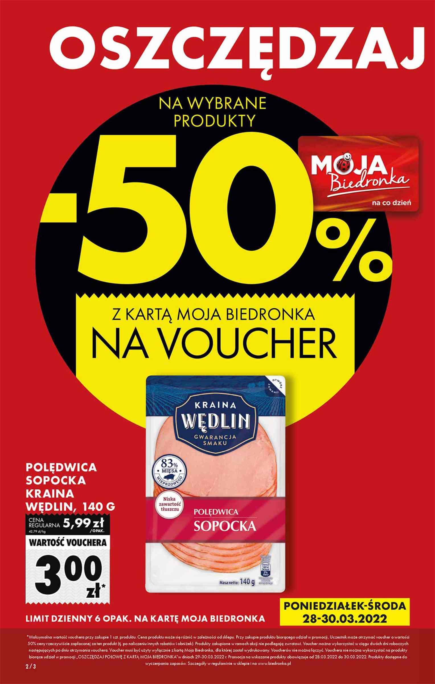 Gazetka promocyjna Biedronka str. 2