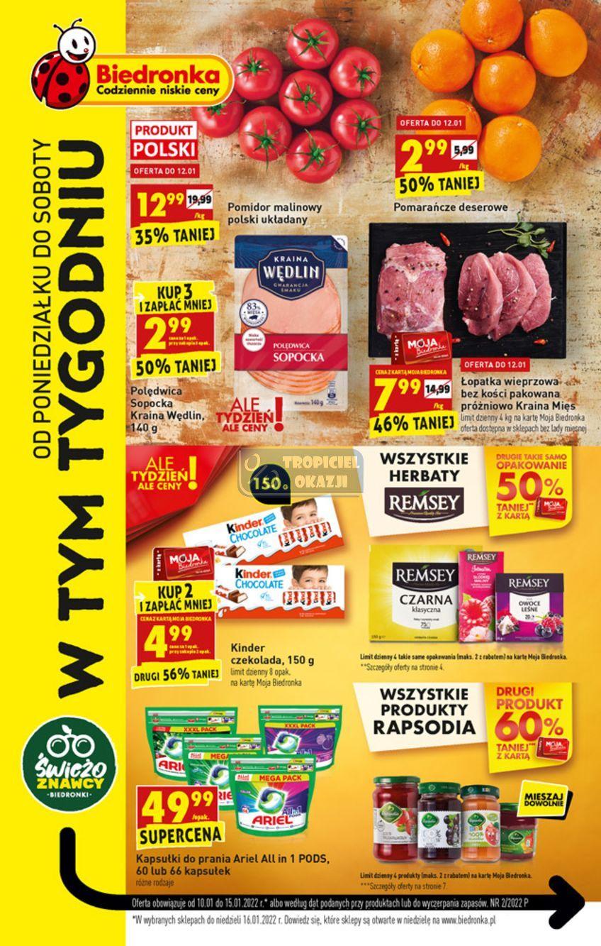 Gazetka promocyjna Biedronka str. 1