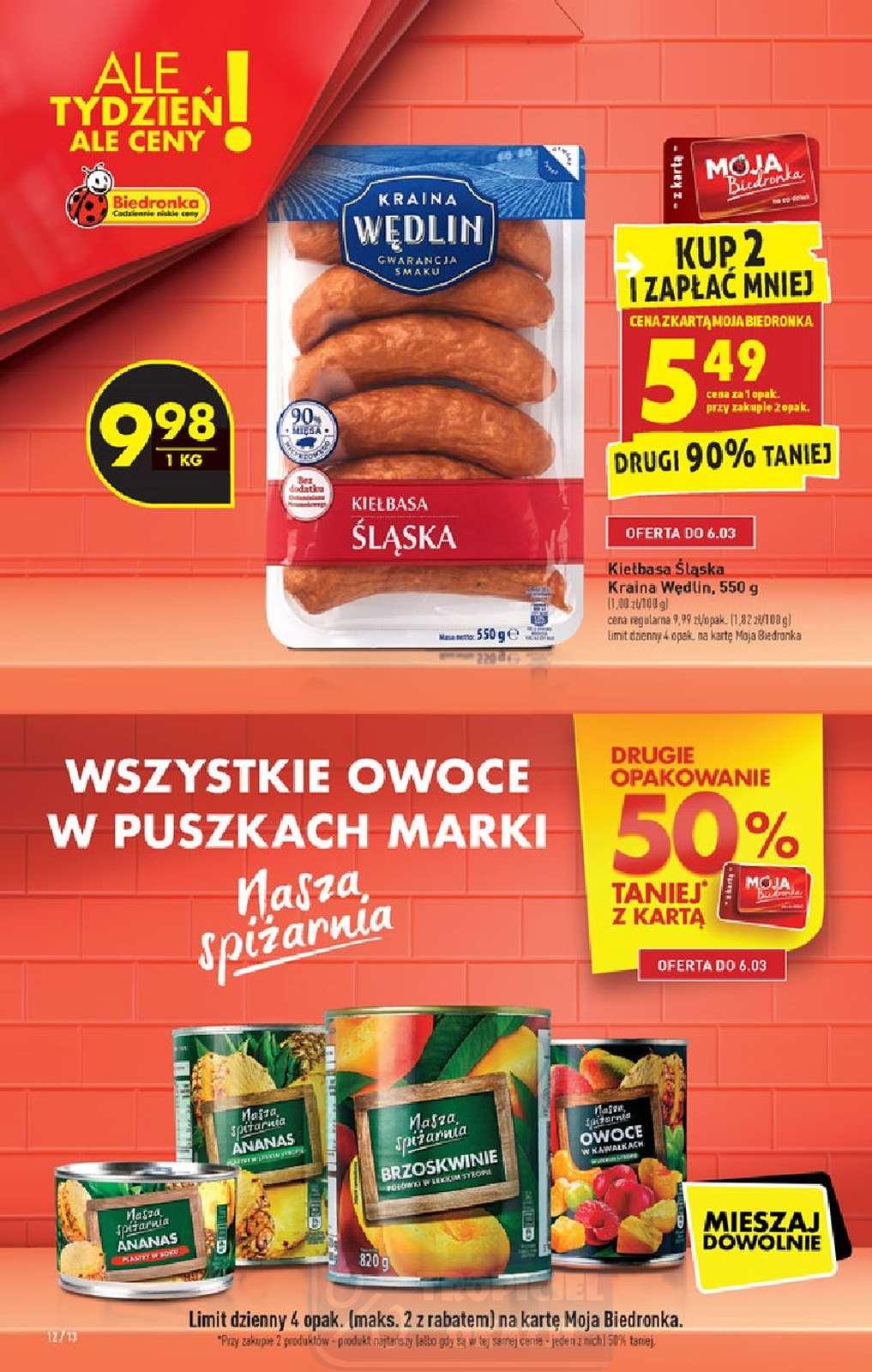 Gazetka promocyjna Biedronka str. 12