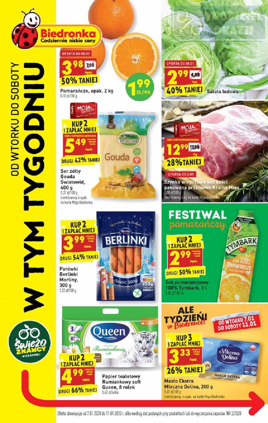 Gazetka promocyjna Biedronka str. 1