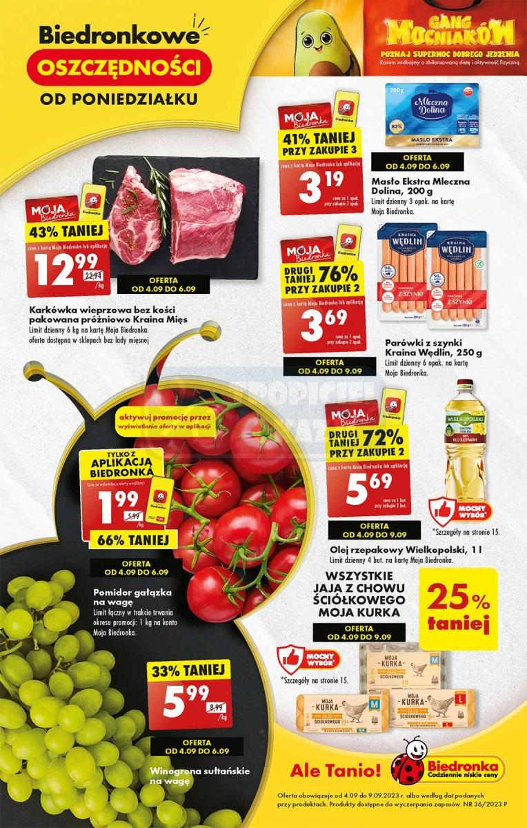 Gazetka promocyjna Biedronka str. 1