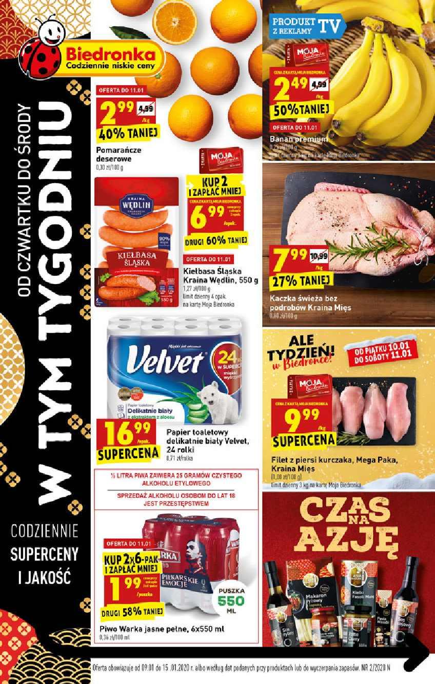 Gazetka promocyjna Biedronka str. 1