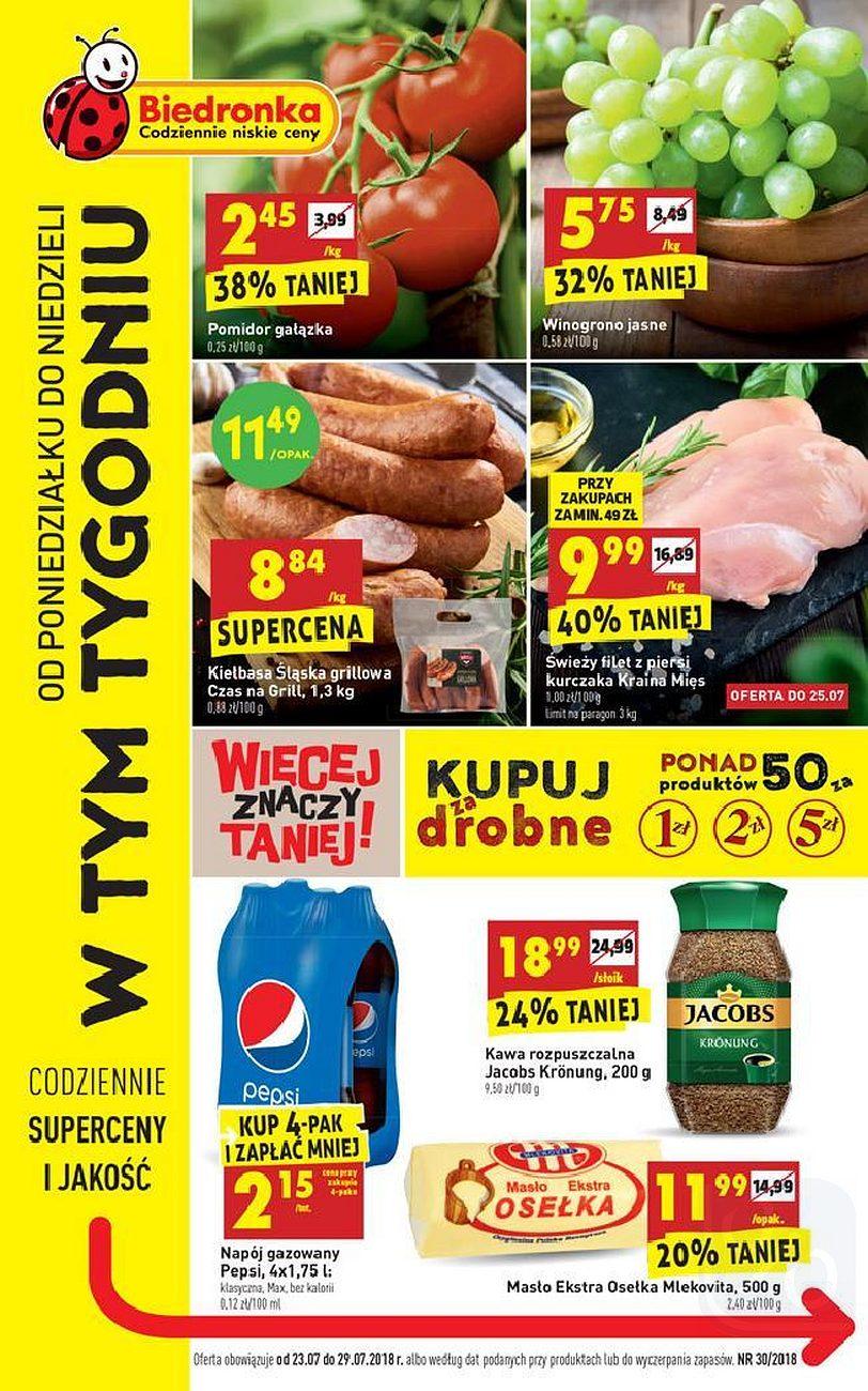 Gazetka promocyjna Biedronka str. 1