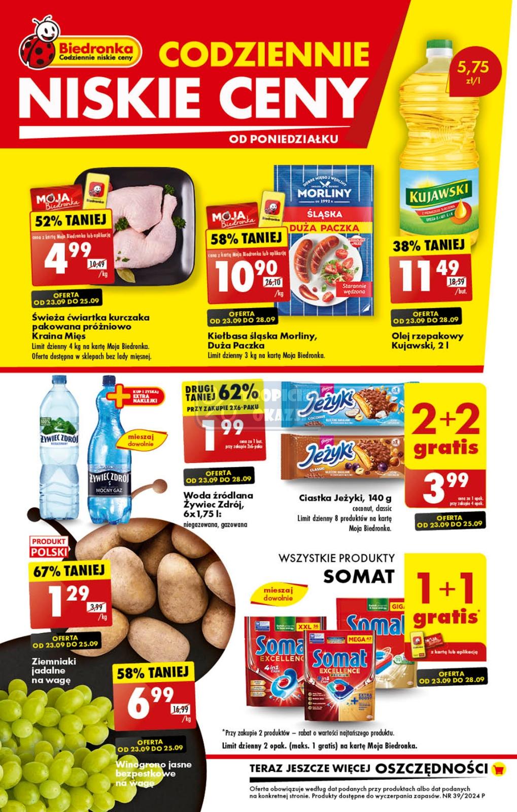 Gazetka promocyjna Biedronka str. 1