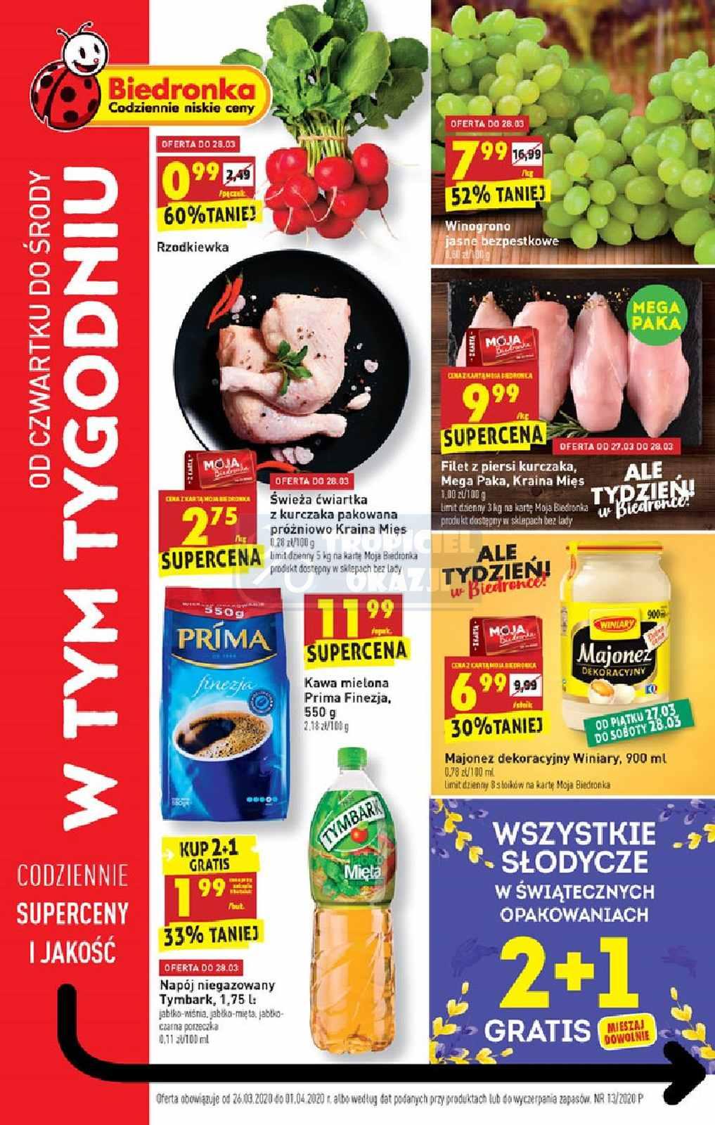 Gazetka promocyjna Biedronka str. 1