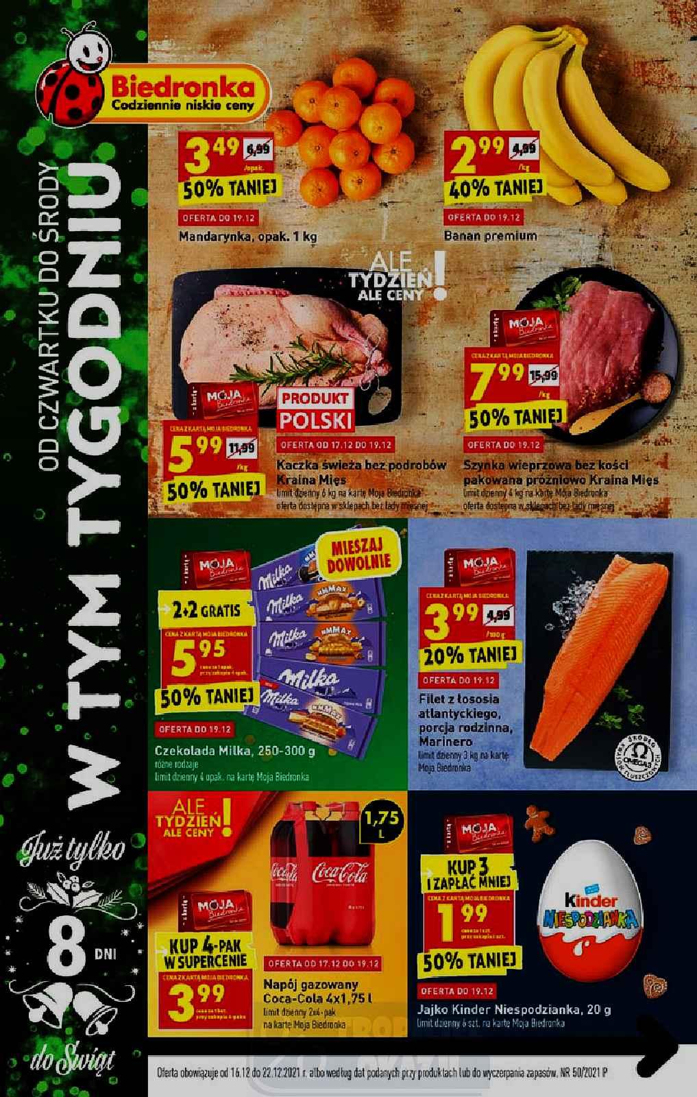 Gazetka promocyjna Biedronka str. 1