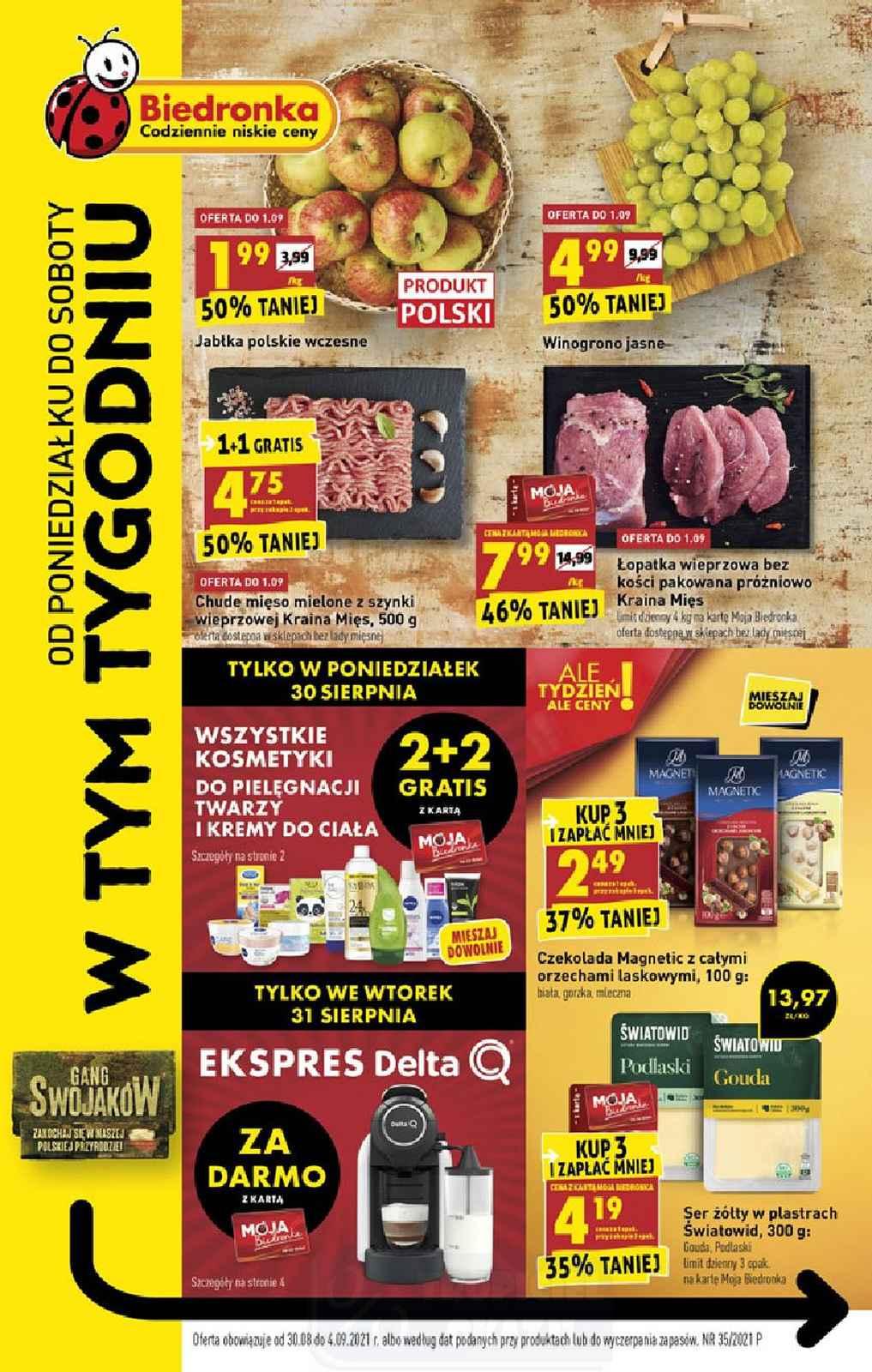 Gazetka promocyjna Biedronka str. 1