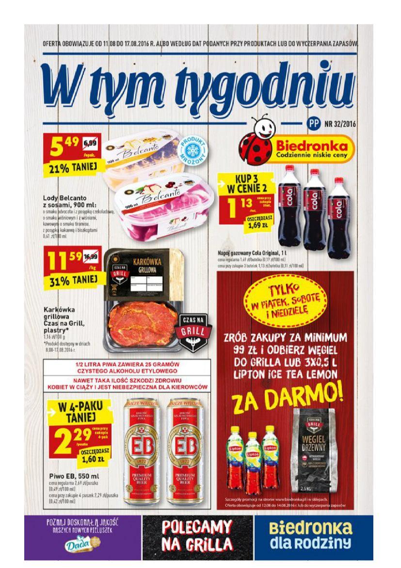 Gazetka promocyjna Biedronka str. 1