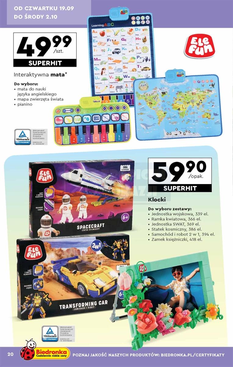 Gazetka promocyjna Biedronka str. 20