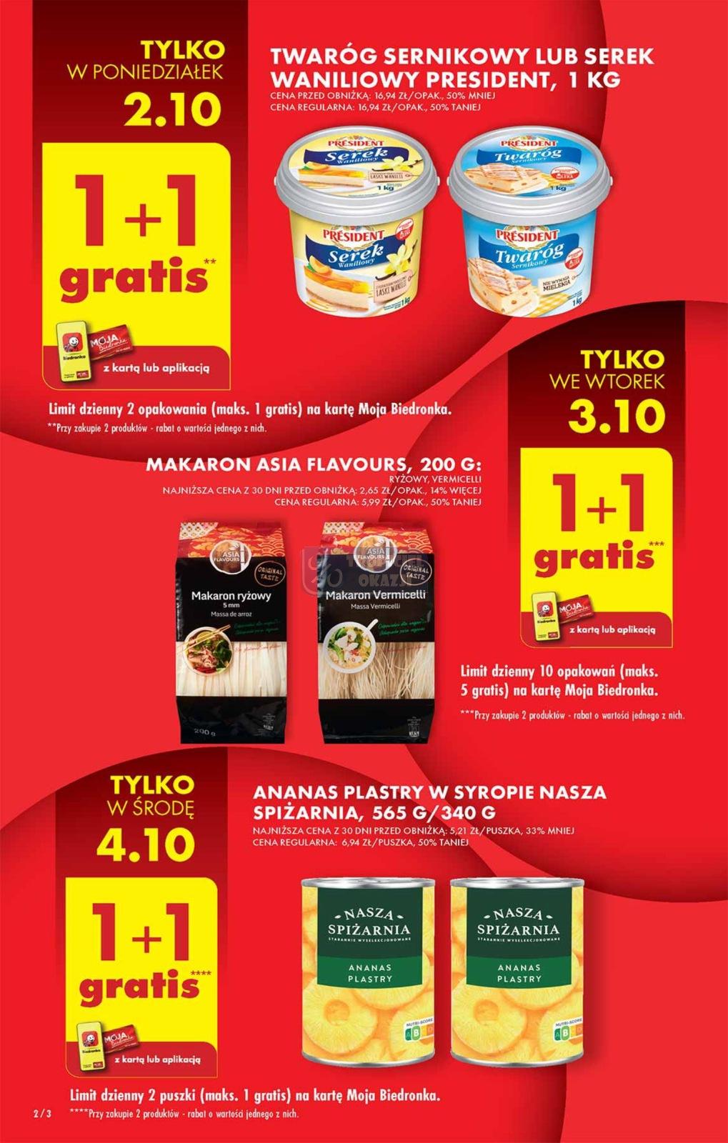 Gazetka promocyjna Biedronka str. 2
